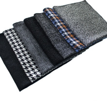 Tweed Wool Houndstooth Stoff für Frauenkleidung